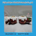 Merry christmas ceramic candle holder